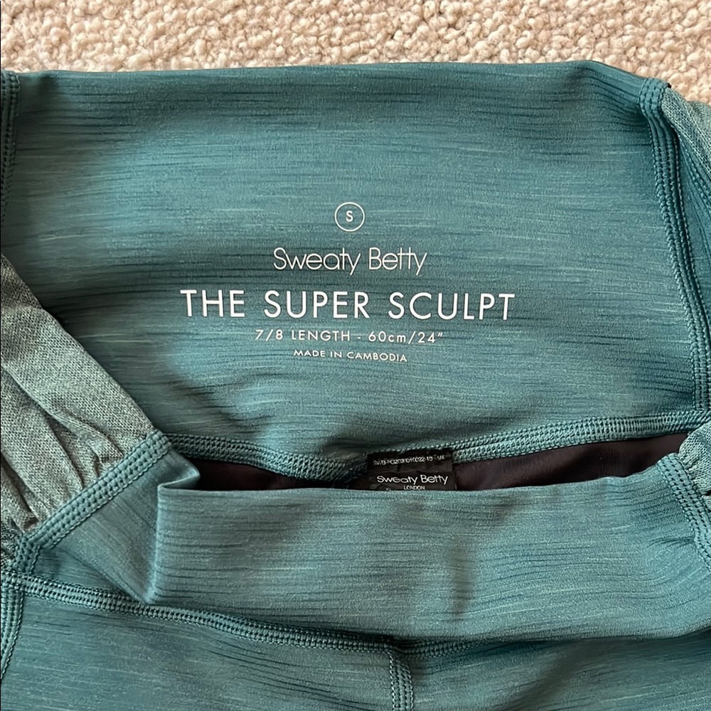 Sweaty Betty Super Sculpt 7/8 length Yoga Pants - Picture 2 of 7